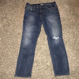 Levi Strauss mid rise slim cuffed jeans